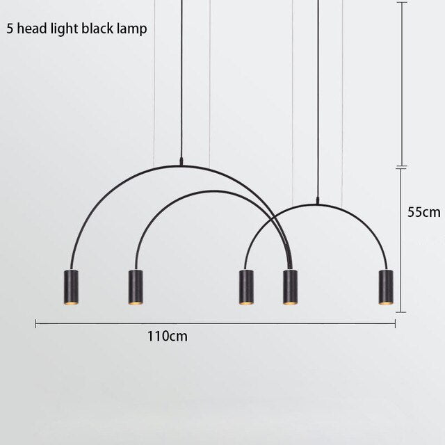 Curve Hanging Light - Illuminate in Style-MinimalisticDecor.com