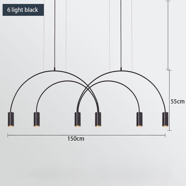 Curve Hanging Light - Illuminate in Style-MinimalisticDecor.com