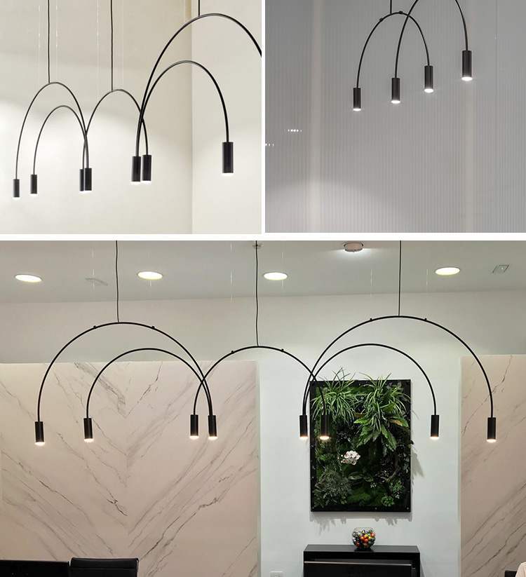 Curve Hanging Light - Illuminate in Style-MinimalisticDecor.com