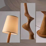 Curve Wood Floor Lamp – Sculptural Natural Wood Lighting-MinimalisticDecor.com