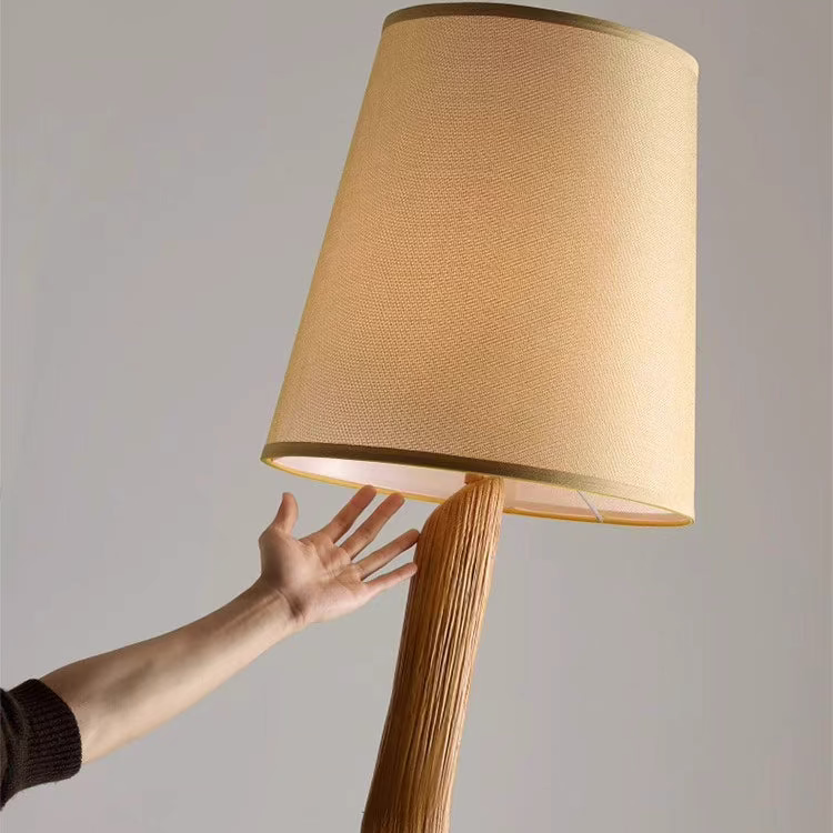 Curve Wood Floor Lamp – Sculptural Natural Wood Lighting-MinimalisticDecor.com