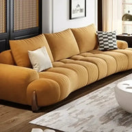 Curved Luxo Living Room Sofa Set-MinimalisticDecor.com
