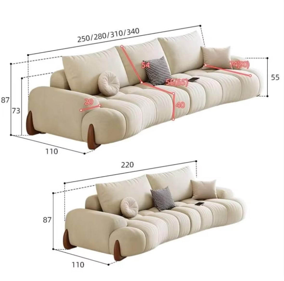 Curved Luxo Living Room Sofa Set-MinimalisticDecor.com