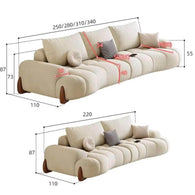 Curved Luxo Living Room Sofa Set-MinimalisticDecor.com