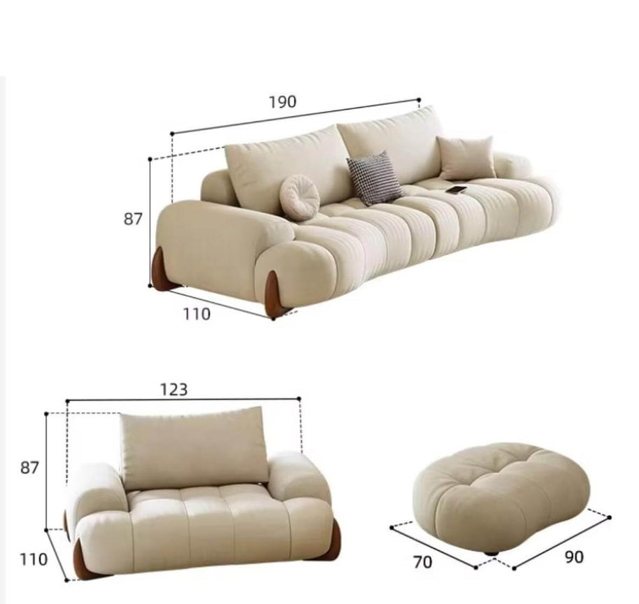Curved Luxo Living Room Sofa Set-MinimalisticDecor.com