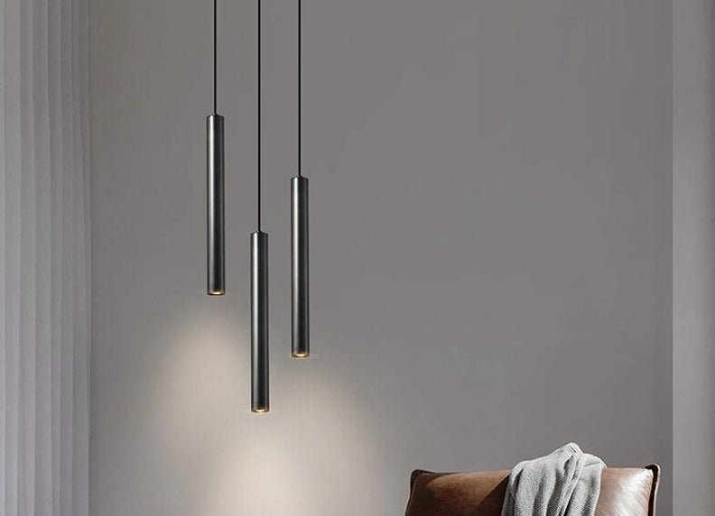 Cylindrical Pendant Staircase Chandelier-MinimalisticDecor.com