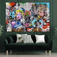 Dare to Dream: Iconic Celebrities Canvas Wall Art-MinimalisticDecor.com