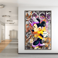 Darling: Minnie Canvas Wall Art – Exquisite Home Decor-MinimalisticDecor.com