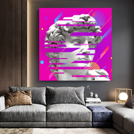 David Sculpture Canvas Wall Art-MinimalisticDecor.com