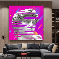 David Sculpture Canvas Wall Art-MinimalisticDecor.com