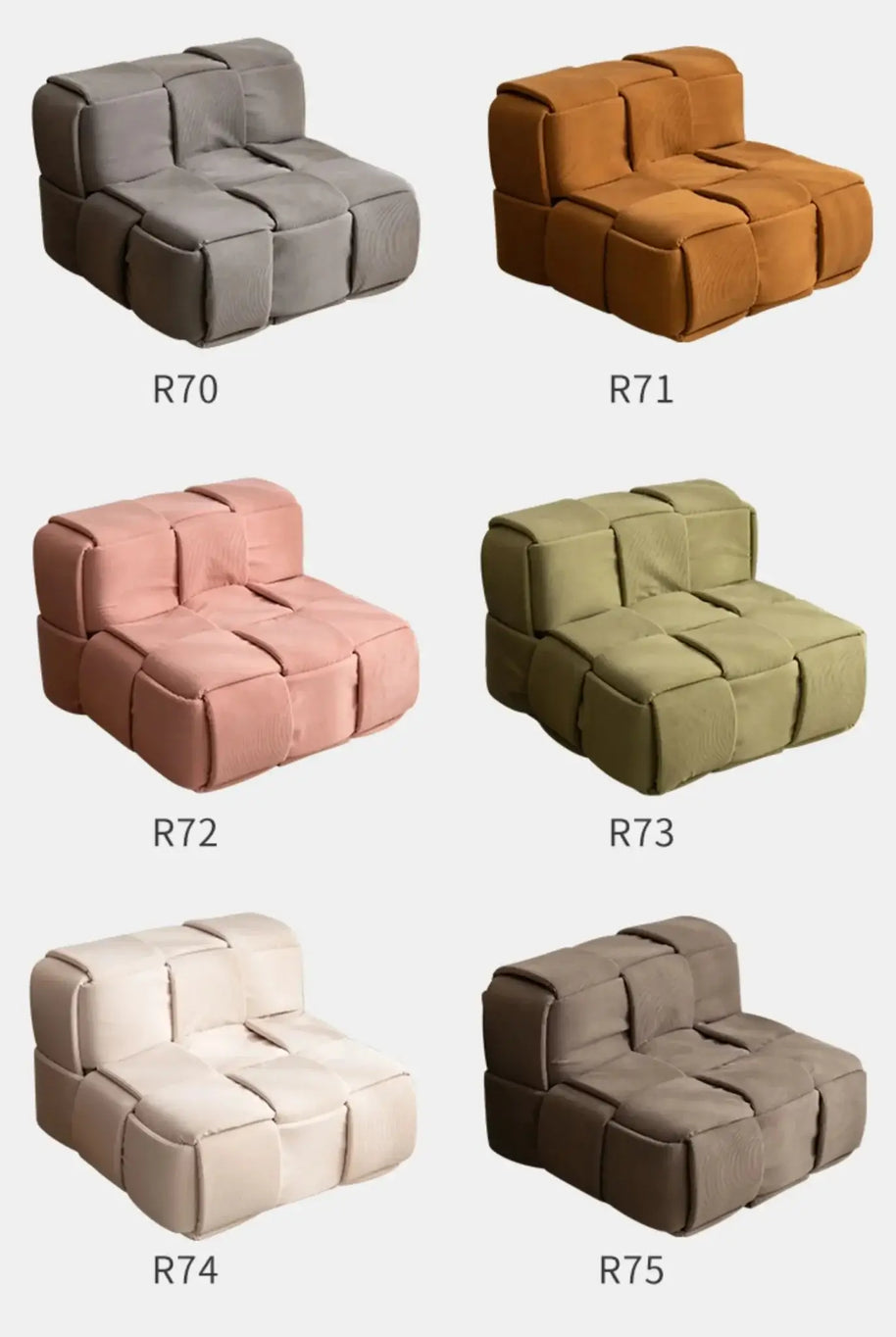 De La Sala Bottega Style Sofa Chair-MinimalisticDecor.com