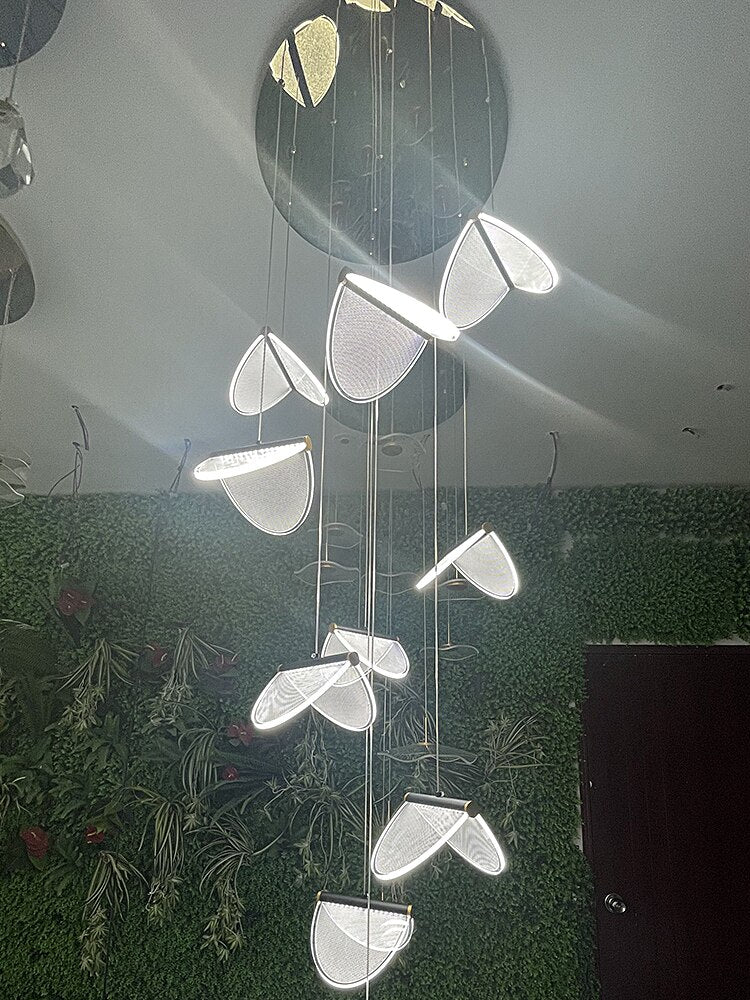 Deluxe Acrylic Blade Chandelier-MinimalisticDecor.com