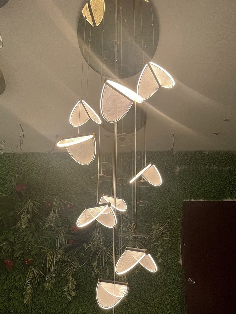 Deluxe Acrylic Blade Chandelier-MinimalisticDecor.com