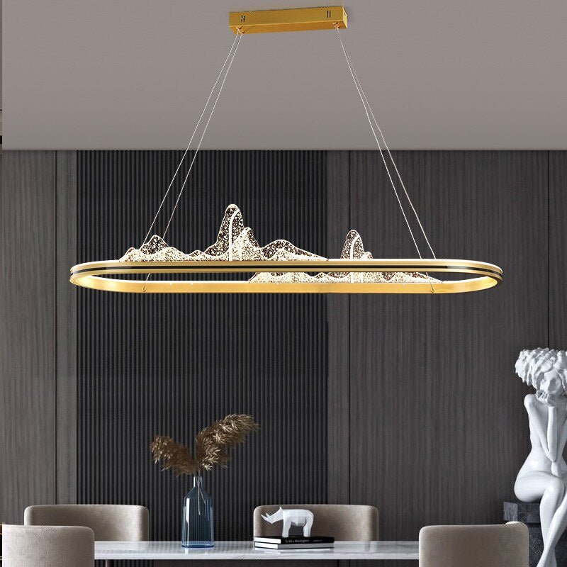 Designer Acrylic Hill Chandelier for Stunning Lighting-MinimalisticDecor.com