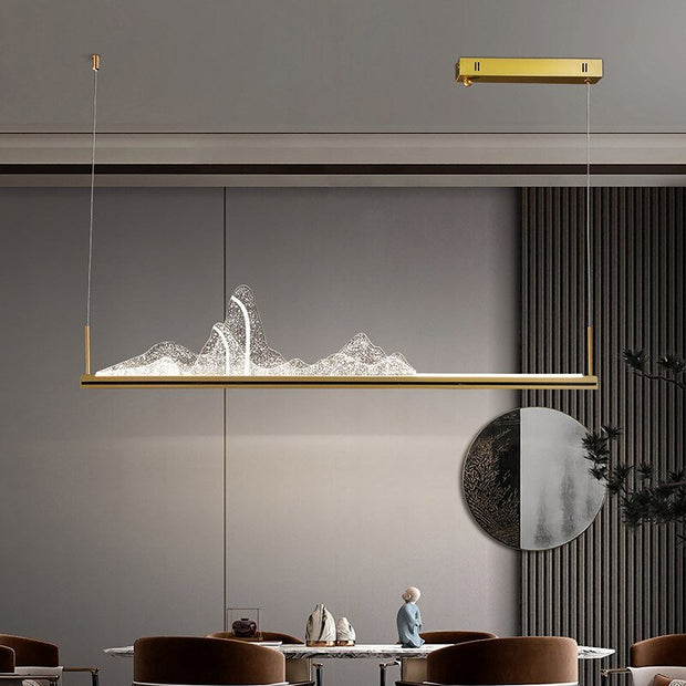 Designer Acrylic Hill Chandelier for Stunning Lighting-MinimalisticDecor.com