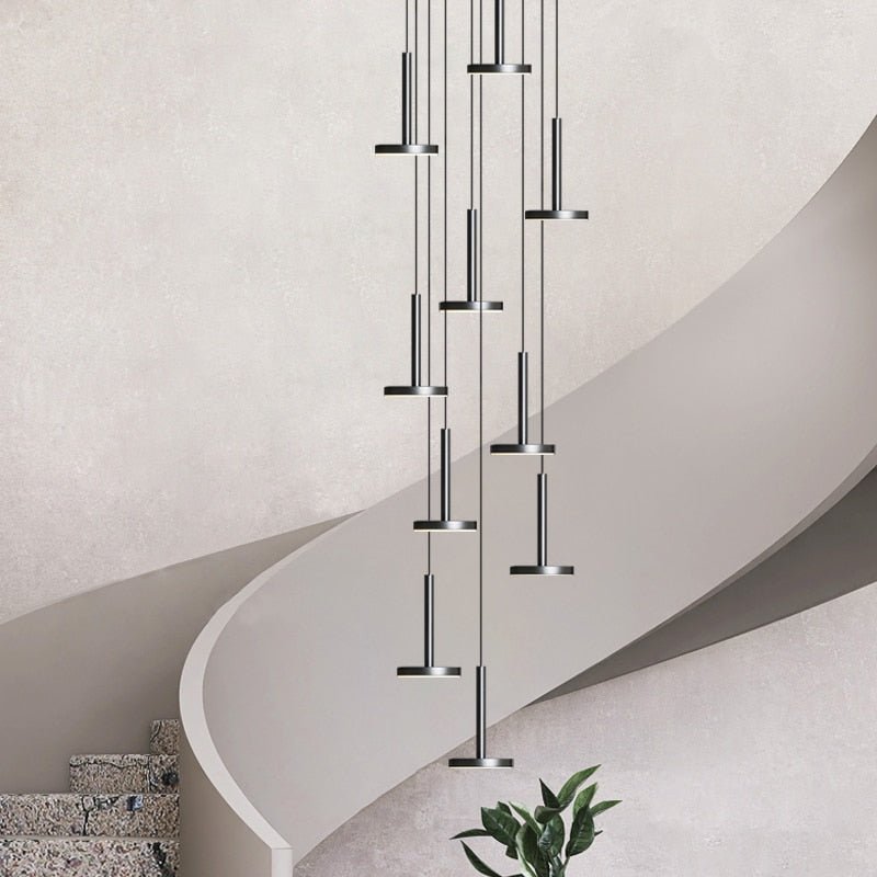 Designer Arc Luxury Staircase Chandelier-MinimalisticDecor.com