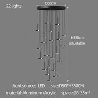 Designer Arc Luxury Staircase Chandelier-MinimalisticDecor.com