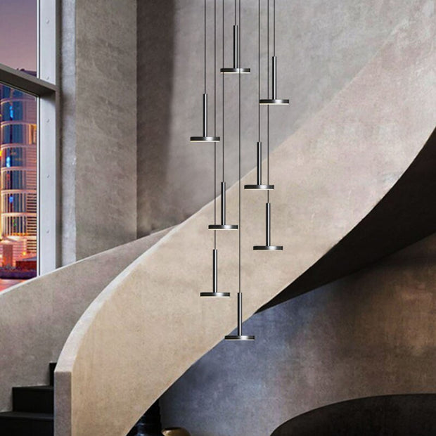 Designer Arc Luxury Staircase Chandelier-MinimalisticDecor.com