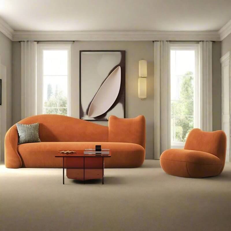 Designer Cat-Inspired Sofa Set – Unique & Stylish Modern Seating-MinimalisticDecor.com