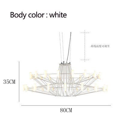 Designer Coppelia LED Chandelier - Exquisite Illumination-MinimalisticDecor.com