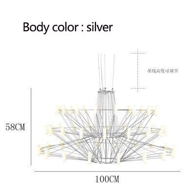 Designer Coppelia LED Chandelier - Exquisite Illumination-MinimalisticDecor.com