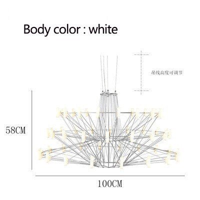 Designer Coppelia LED Chandelier - Exquisite Illumination-MinimalisticDecor.com