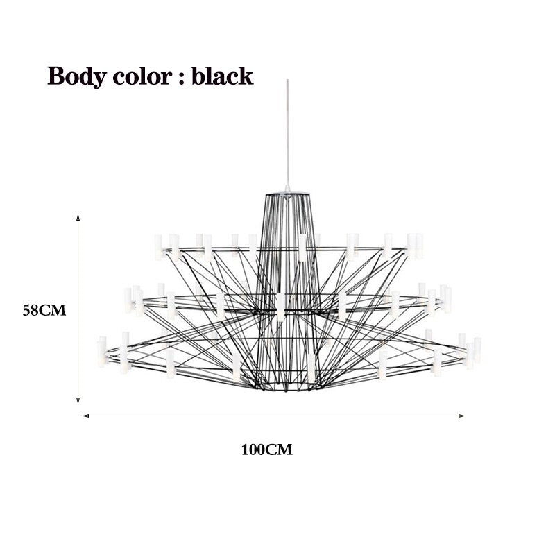 Designer Coppelia LED Chandelier - Exquisite Illumination-MinimalisticDecor.com