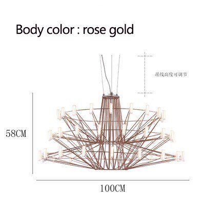 Designer Coppelia LED Chandelier - Exquisite Illumination-MinimalisticDecor.com