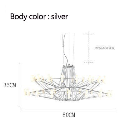 Designer Coppelia LED Chandelier - Exquisite Illumination-MinimalisticDecor.com