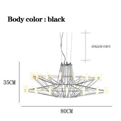 Designer Coppelia LED Chandelier - Exquisite Illumination-MinimalisticDecor.com
