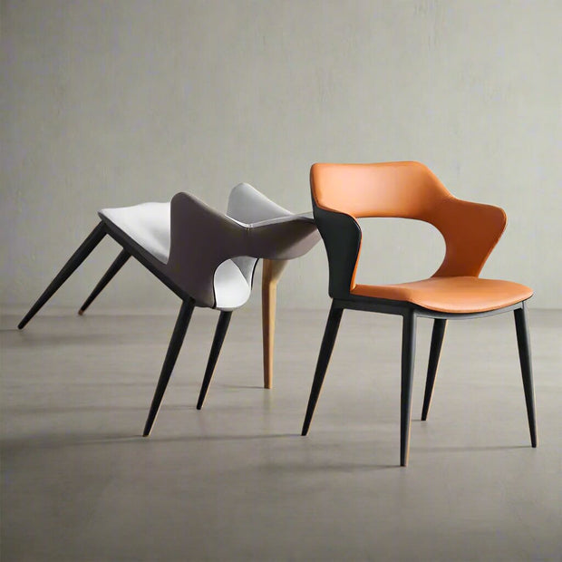 Designer Dining Curve Chairs - Finest Dining Decor-MinimalisticDecor.com