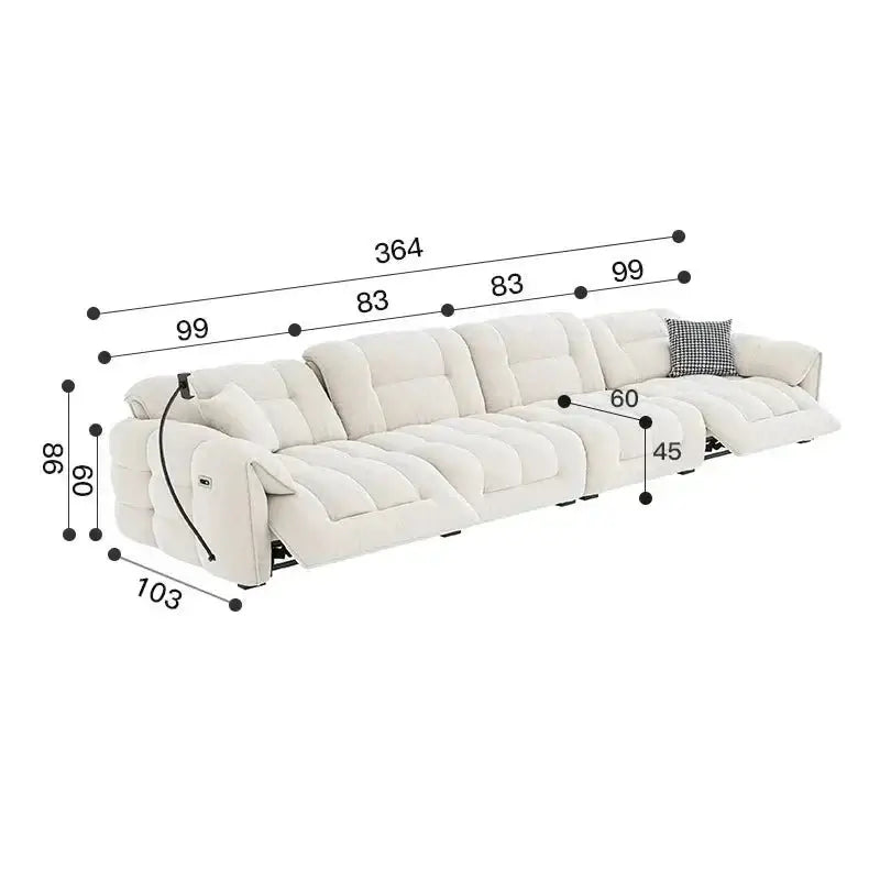 Designer Divano Fancy Electric Sofa Set-MinimalisticDecor.com
