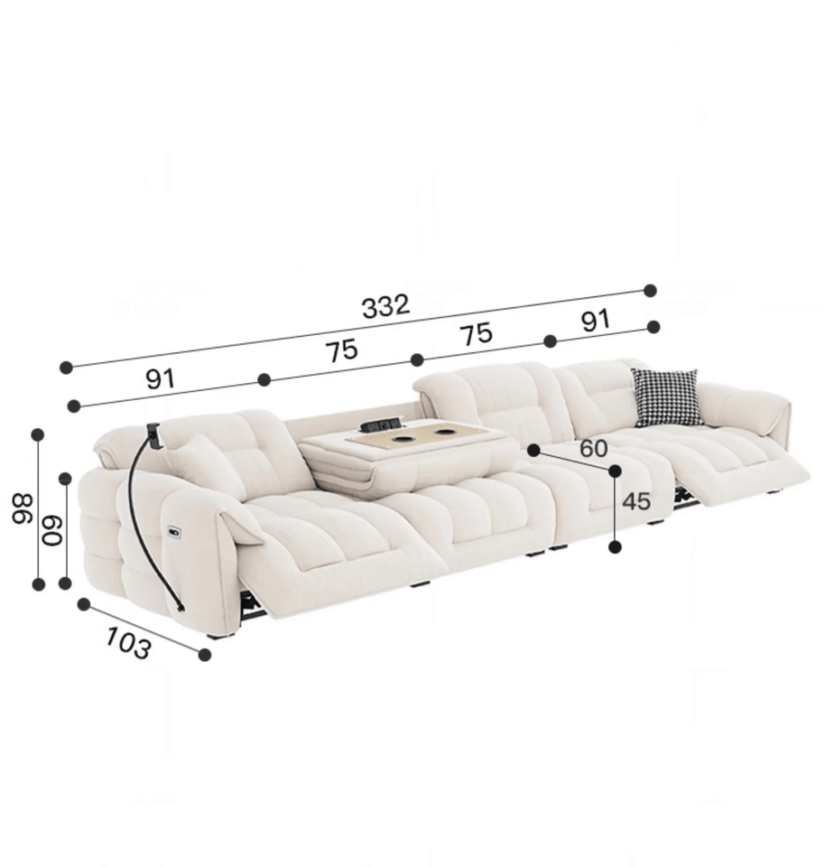 Designer Divano Fancy Electric Sofa Set-MinimalisticDecor.com