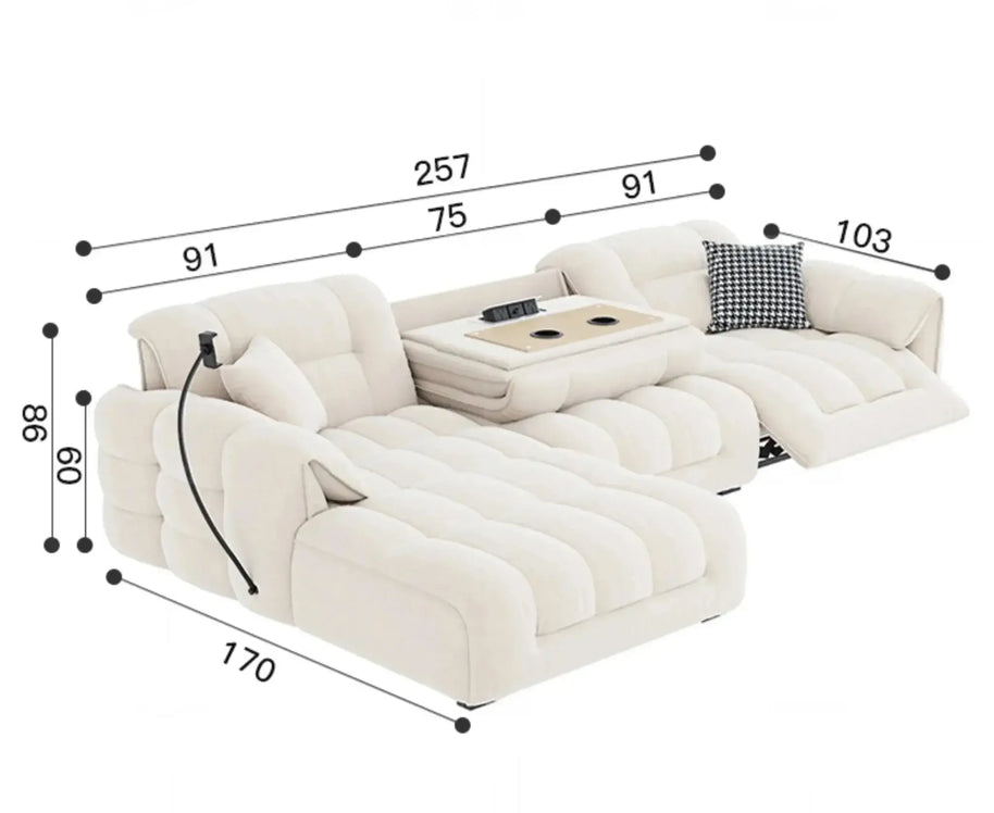 Designer Divano Fancy Electric Sofa Set-MinimalisticDecor.com