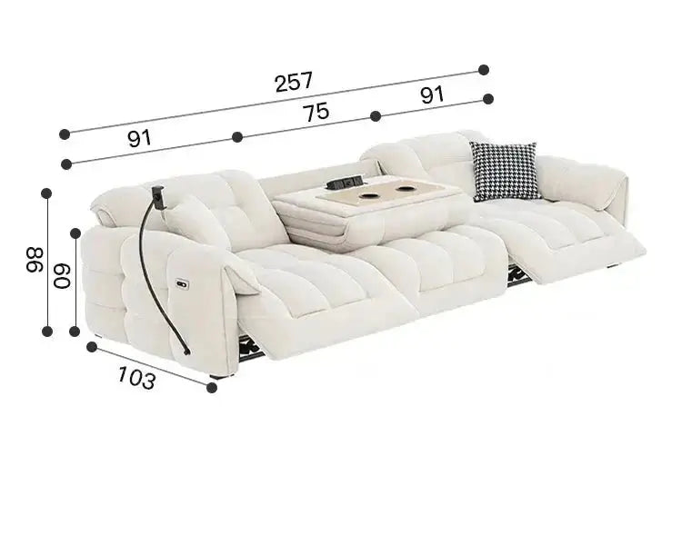 Designer Divano Fancy Electric Sofa Set-MinimalisticDecor.com