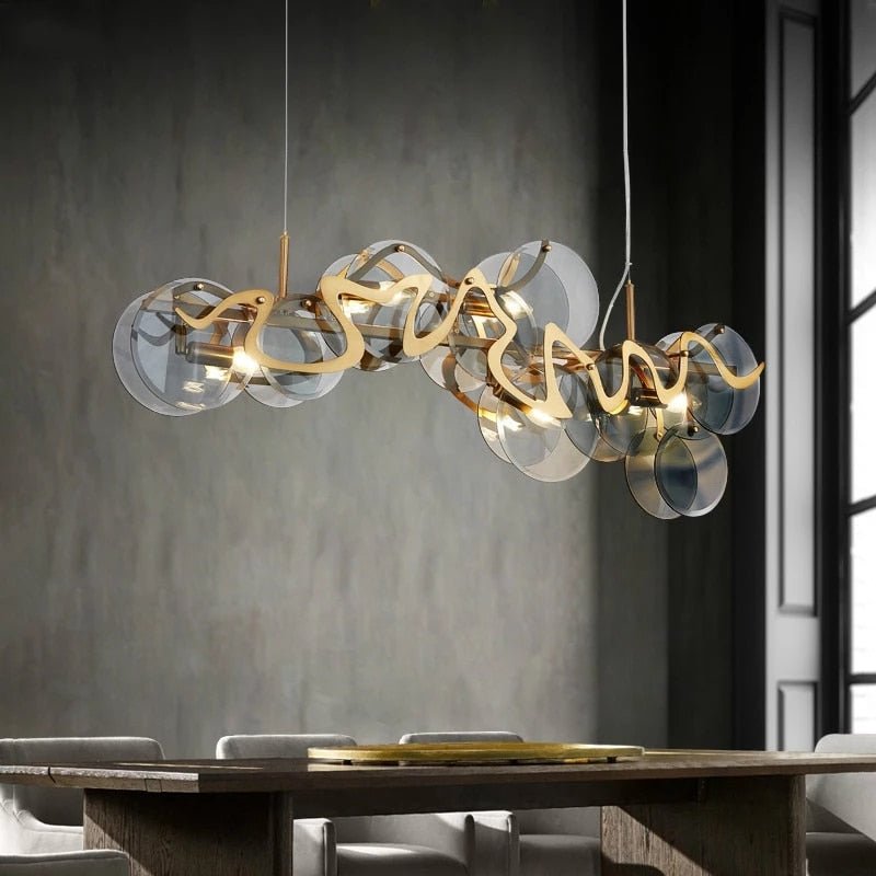 Designer Glass Chandelier: Elevate Your Space-MinimalisticDecor.com