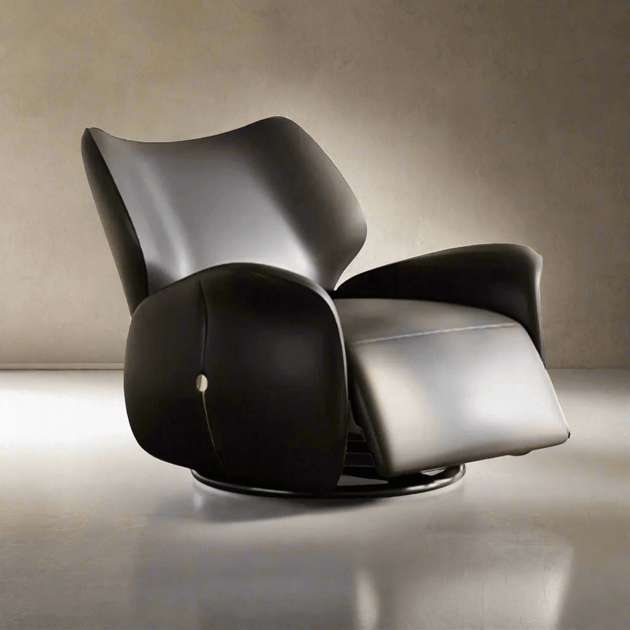 Designer Leather Recliner Chair : Luxury Comfort and Style-MinimalisticDecor.com