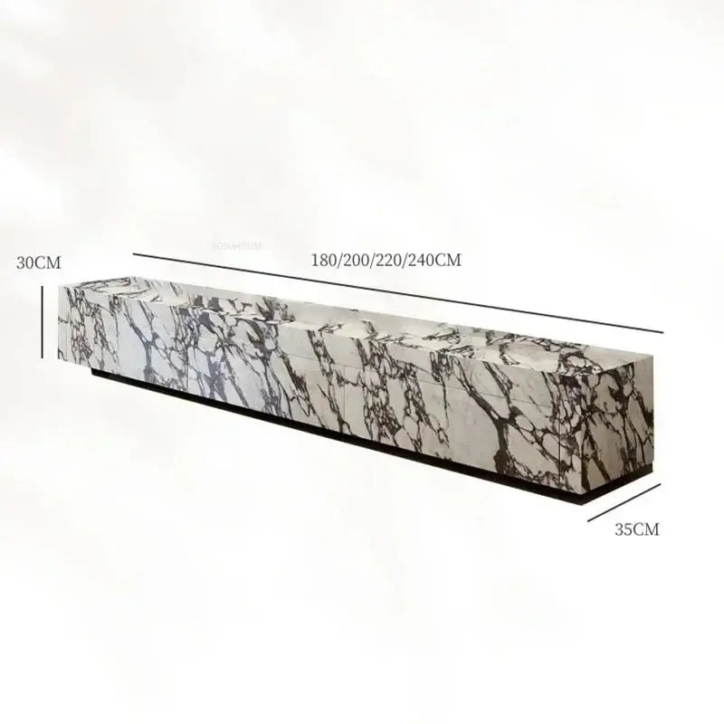 Designer Marble Pattern TV Stands for Living Room-MinimalisticDecor.com