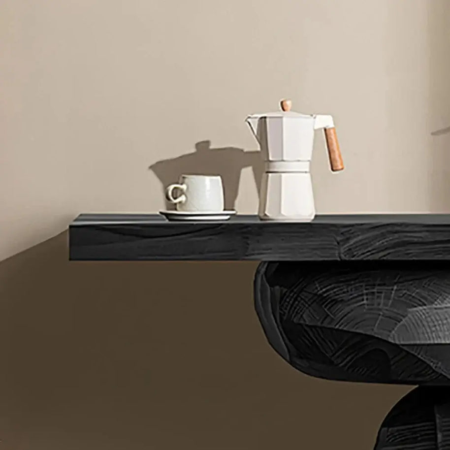 Designer Minimalist Oak Wood Trendy Console Table-MinimalisticDecor.com