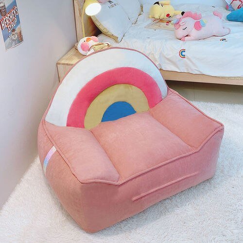 Designer Rainbow Bean Bag Recliner Chair Sofa-MinimalisticDecor.com