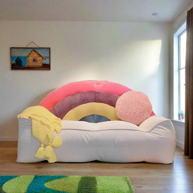 Designer Rainbow Bean Bag Recliner Chair Sofa-MinimalisticDecor.com