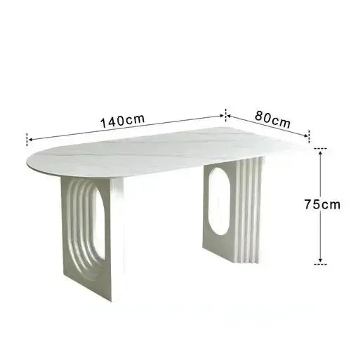 Designer Slate Dining Table Set – Lasting Durability-MinimalisticDecor.com
