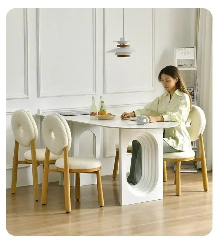 Designer Slate Dining Table Set – Lasting Durability-MinimalisticDecor.com