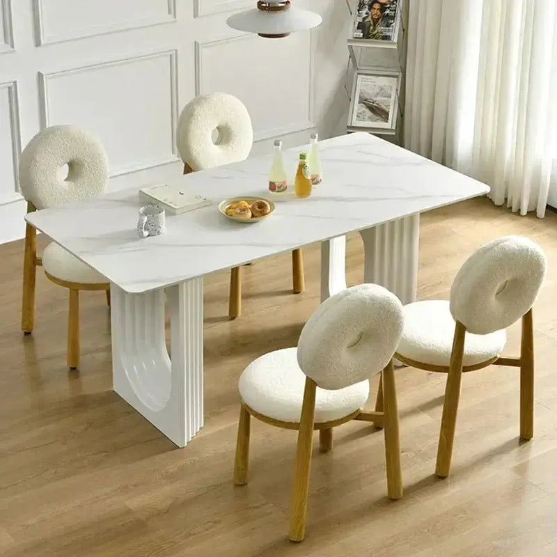 Designer Slate Dining Table Set – Lasting Durability-MinimalisticDecor.com