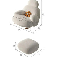 Designer Soft Ultralight Lazy Meubles De Salon Chair-MinimalisticDecor.com