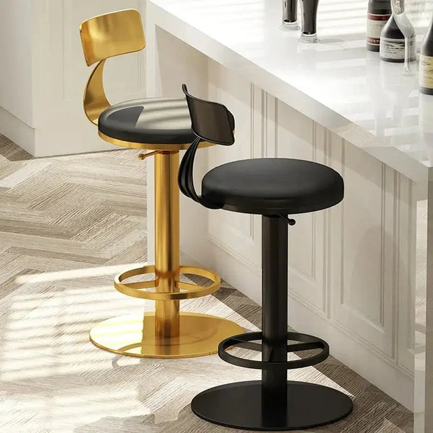 Designer Throne Gold Counter Chair Bar Stool-MinimalisticDecor.com
