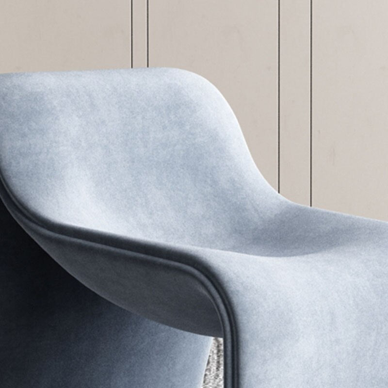 Designer Wave Lounge Sofa Chair – Modern Curved Accent Seating-MinimalisticDecor.com