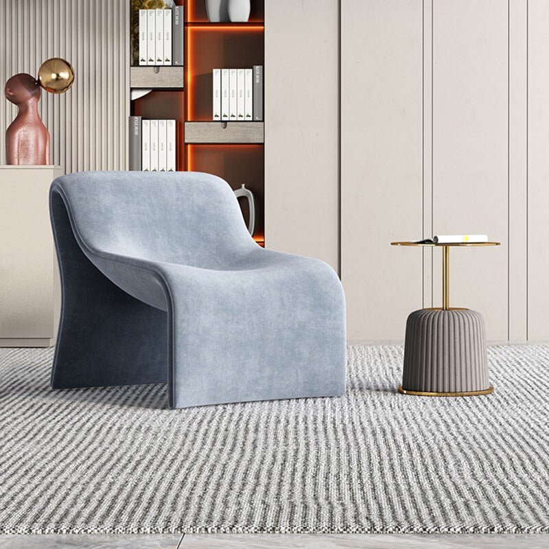 Designer Wave Lounge Sofa Chair – Modern Curved Accent Seating-MinimalisticDecor.com