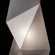 Diamond Floor Lamp – Sculptural Light in Opalflex Plastic-MinimalisticDecor.com