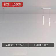 Dining Room Chandelier LED - Minimalist Strip Designer Lamp-MinimalisticDecor.com